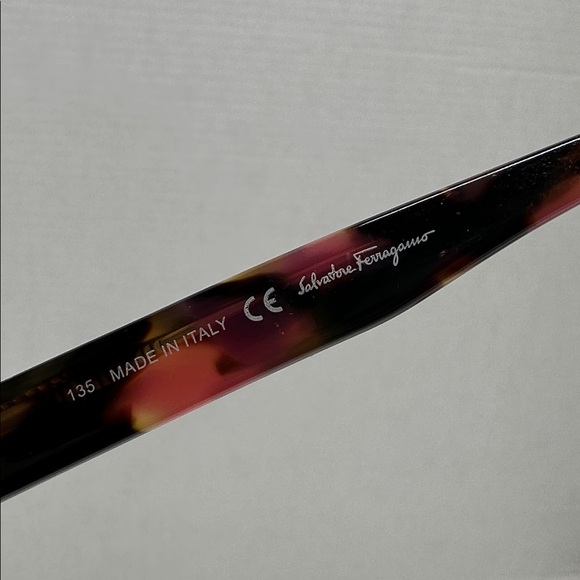 Salvatore Ferragamo Cat Eye Sunglasses Designer Sun Glasses Black Tortoise Pink main image 5